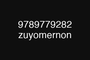 9789779282 zuyomernon