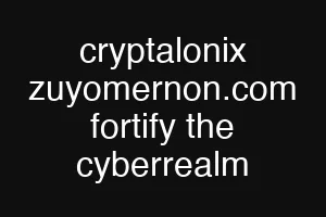 cryptalonix zuyomernon.com fortify the cyberrealm